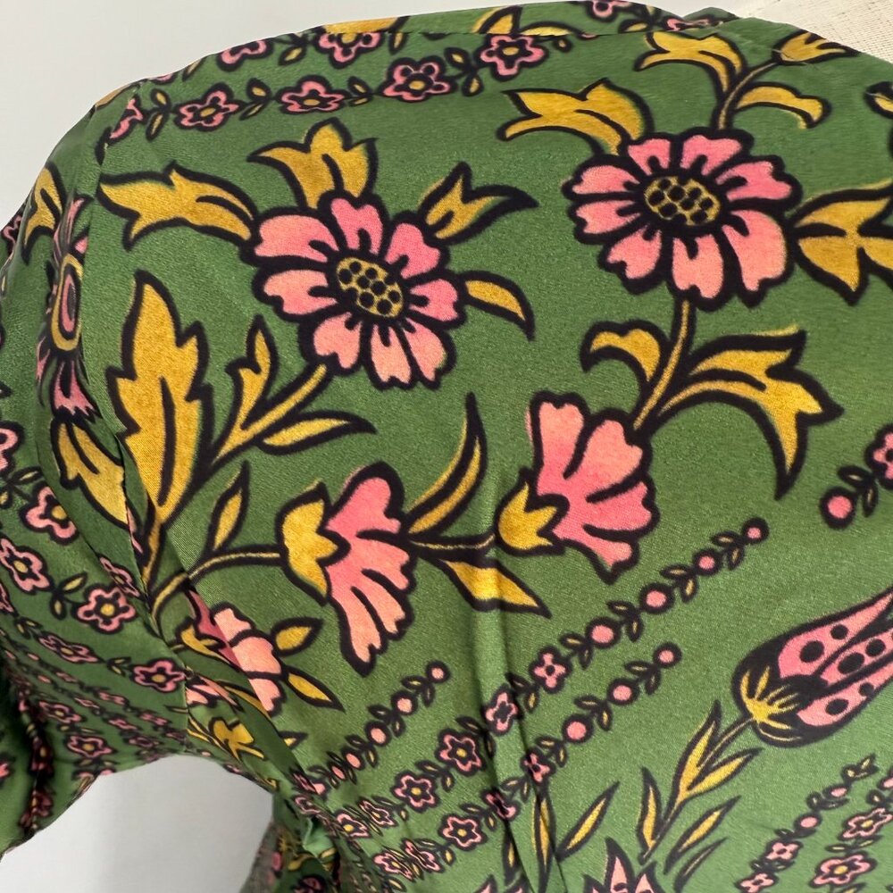 Veronica Beard Gemma Silk-Blend Satin Maxi Dress - Picture 7 of 11